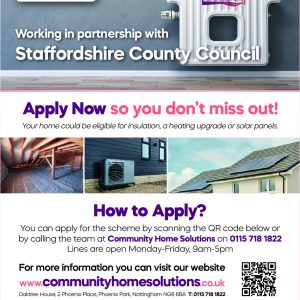Staffordshire Warmer Homes Scheme 2023